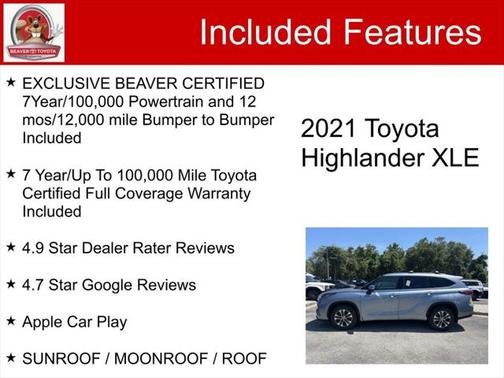 2021 Toyota Highlander XLE