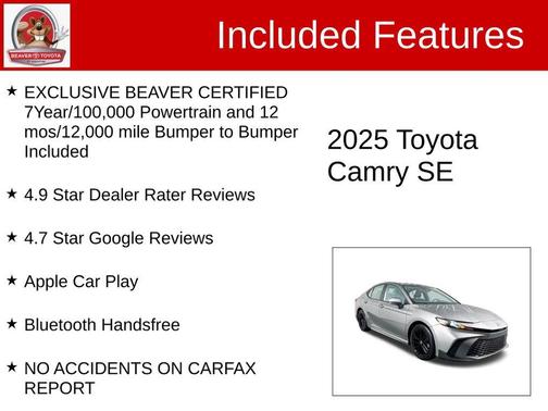 2025 Toyota Camry SE