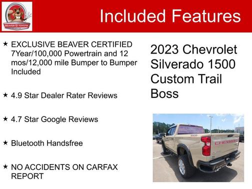 2023 Chevrolet Silverado 1500 Custom Trail Boss