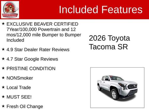 2026 Toyota Tacoma SR