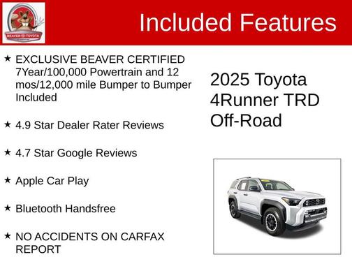 2025 Toyota 4Runner TRD Off Road