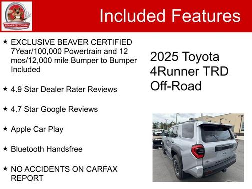 2025 Toyota 4Runner TRD Off Road