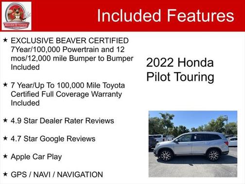2022 Honda Pilot Touring 8-Passenger