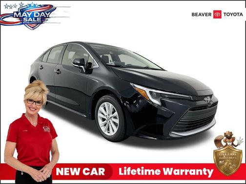 Midnight Black Metallic 2026 Toyota Corolla Hybrid XLE