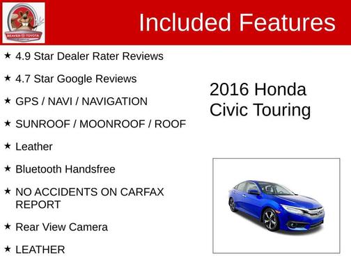 2016 Honda Civic Touring