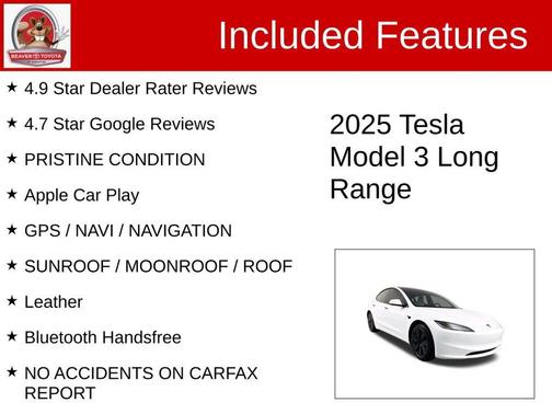 2025 Tesla Model 3 Long Range
