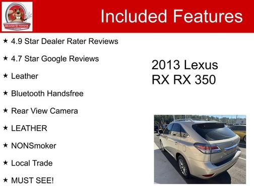 2013 Lexus RX 350 Base