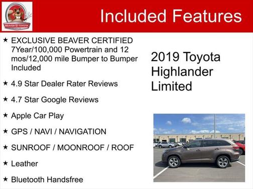2019 Toyota Highlander Limited