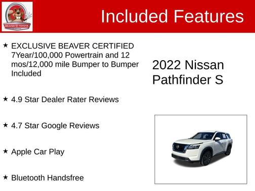 2022 Nissan Pathfinder S 4WD