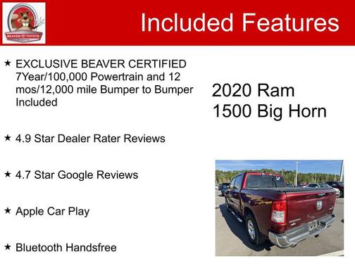 2020 RAM 1500 Big Horn/Lone Star