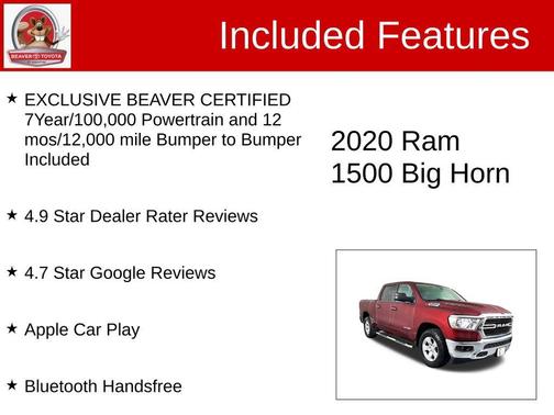 2020 RAM 1500 Big Horn/Lone Star