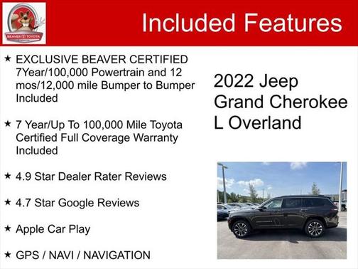 2022 Jeep Grand Cherokee L Overland