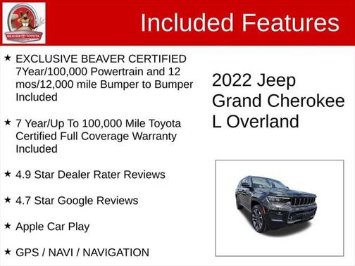 2022 Jeep Grand Cherokee L Overland