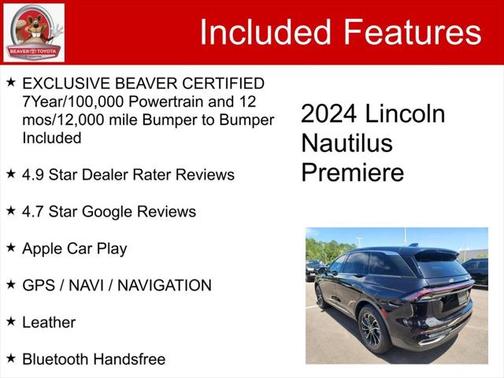 2024 Lincoln Nautilus Premiere