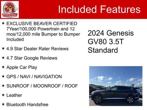 Vik Black 2024 Genesis GV80 3.5T