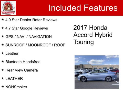 2017 Honda Accord Hybrid Touring