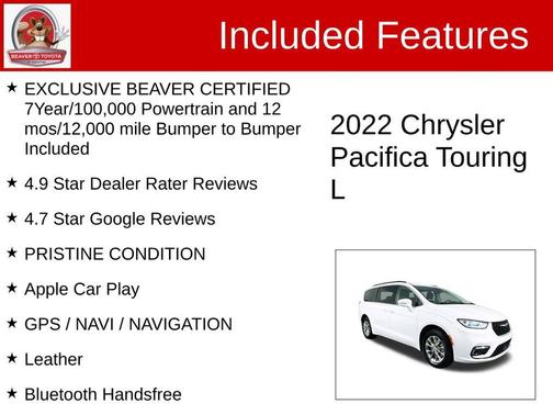 2022 Chrysler Pacifica Touring L