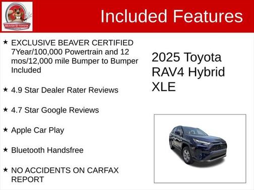 2025 Toyota RAV4 Hybrid XLE