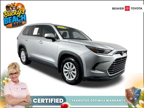 Celestial Silver Metallic 2024 Toyota Grand Highlander XLE