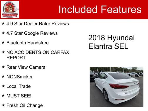 2018 Hyundai ELANTRA SEL