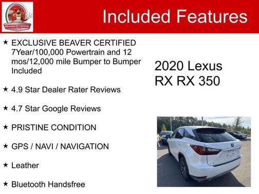 2020 Lexus RX 350 Base