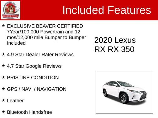 2020 Lexus RX 350 Base