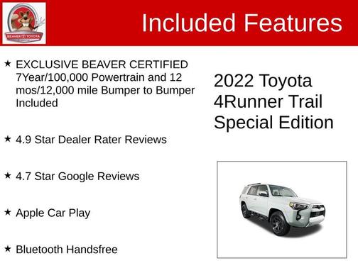2022 Toyota 4Runner Trail Special Edition