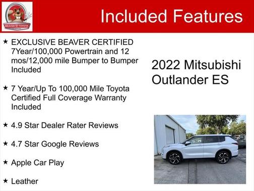 2022 Mitsubishi Outlander ES 2.5 S-AWC