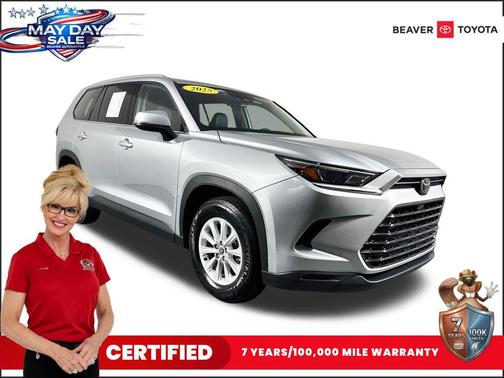 Celestial Silver Metallic 2025 Toyota Grand Highlander XLE
