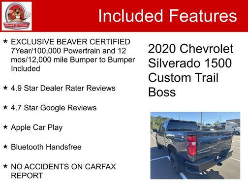 2020 Chevrolet Silverado 1500 Custom Trail Boss