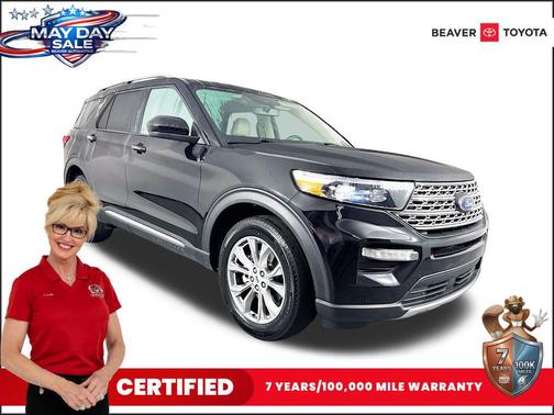 Black Metallic 2023 Ford Explorer Limited