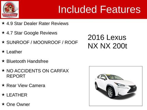 2016 Lexus NX 200t Base