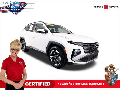 Serenity White Pearl 2025 Hyundai TUCSON SEL