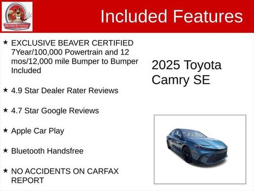 2025 Toyota Camry SE