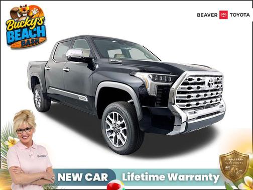 Midnight Black Metallic 2026 Toyota Tundra Hybrid 1794 Edition