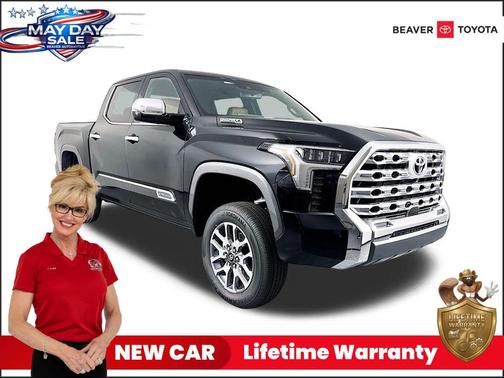 Midnight Black Metallic 2026 Toyota Tundra Hybrid 1794 Edition