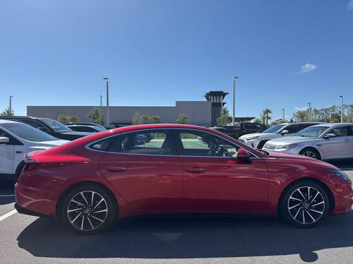 Calypso Red 2021 Hyundai SONATA Limited