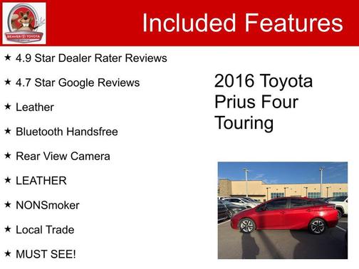 2016 Toyota Prius Four Touring