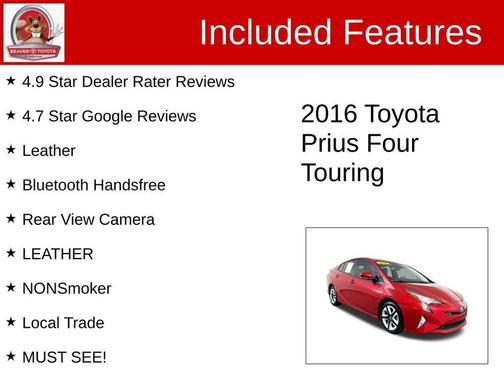 2016 Toyota Prius Four Touring