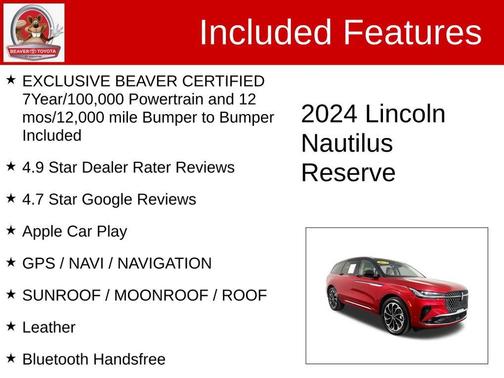 2024 Lincoln Nautilus Reserve
