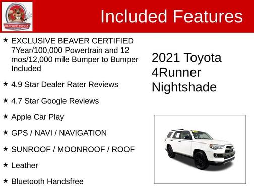 2021 Toyota 4Runner Nightshade Special Edition