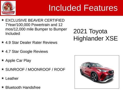 2021 Toyota Highlander XSE