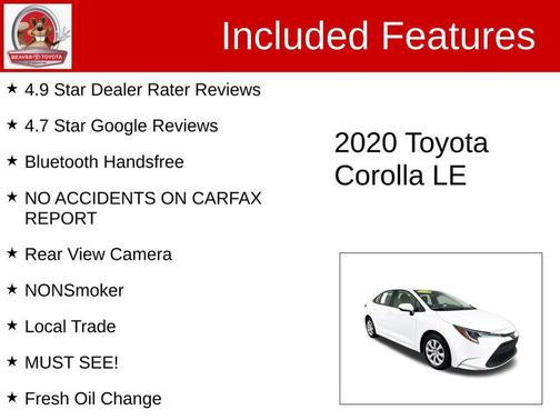 2020 Toyota Corolla LE