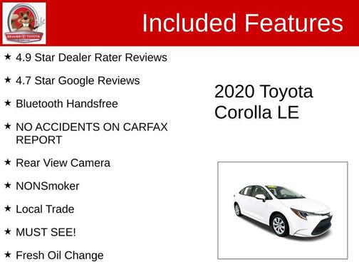 2020 Toyota Corolla LE