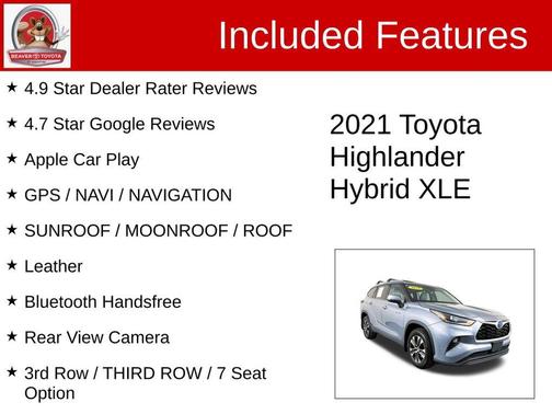 2021 Toyota Highlander Hybrid XLE