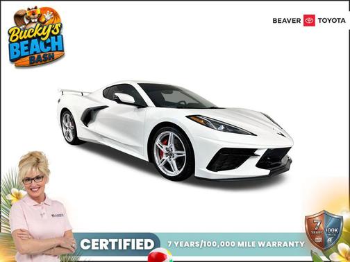 Arctic White 2023 Chevrolet Corvette Stingray w/3LT