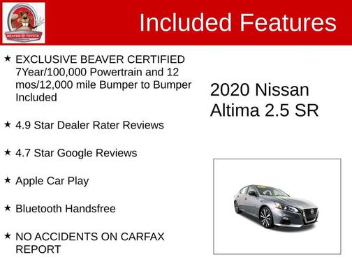 2020 Nissan Altima SR FWD