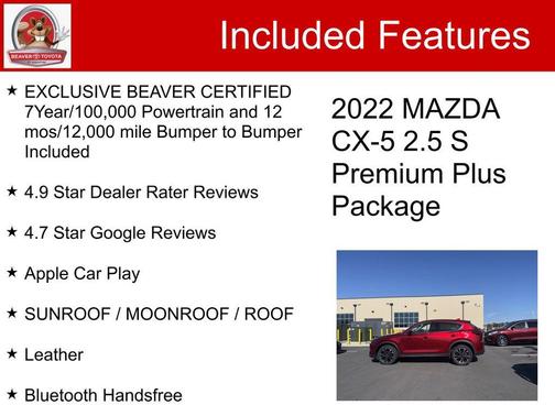 2022 Mazda CX-5 2.5 S Premium Plus Package