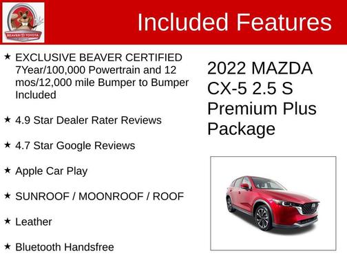 2022 Mazda CX-5 2.5 S Premium Plus Package