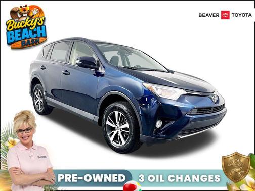 Galactic Aqua Mica 2018 Toyota RAV4 XLE